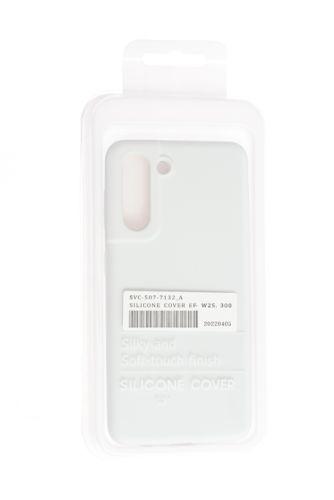 Чехол-накладка для Samsung G991 S21 SILICONE CASE NL OP закрытый белый (9) оптом, в розницу Центр Компаньон фото 4