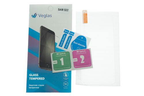 Защитное стекло для Samsung S901B S22 VEGLAS Clear 0.3mm картон оптом, в розницу Центр Компаньон фото 2