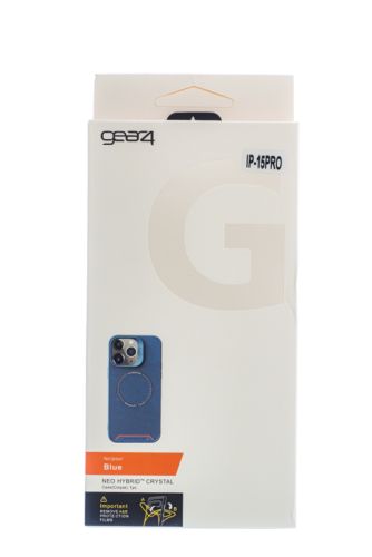 Чехол-накладка для iPhone 15 Pro GEAR4 TPU поддержка MagSafe коробка синий оптом, в розницу Центр Компаньон фото 2