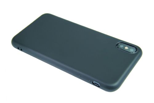 Чехол-накладка для iPhone X/XS SOFT TOUCH TPU черный  оптом, в розницу Центр Компаньон
