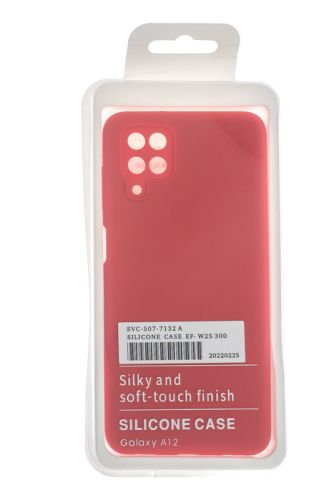 Чехол-накладка для Samsung A125F A12 SILICONE CASE OP закрытый красный (1) оптом, в розницу Центр Компаньон фото 4