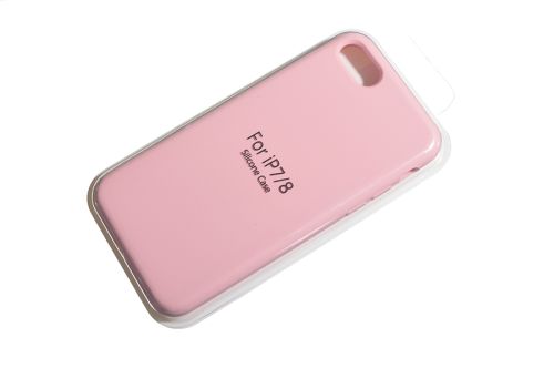 Чехол-накладка для iPhone 7/8/SE VEGLAS SILICONE CASE NL закрытый розовый (6) оптом, в розницу Центр Компаньон фото 2