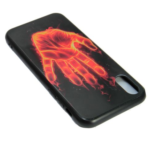 Чехол-накладка для iPhone X/XS LOVELY GLASS TPU рука коробка оптом, в розницу Центр Компаньон фото 3