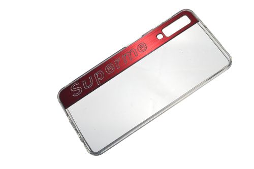 Чехол-накладка для Samsung A750F A7 2018 SUPERME TPU красный оптом, в розницу Центр Компаньон фото 2
