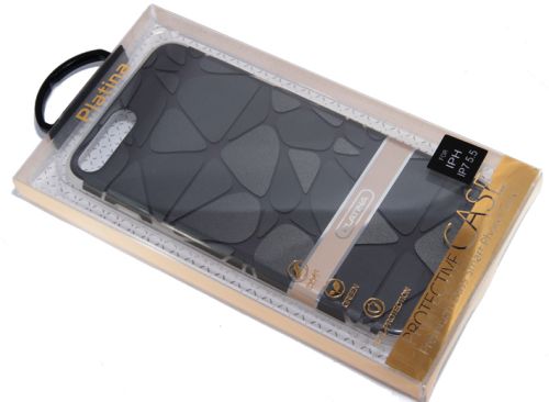 Чехол-накладка для iPhone 7/8 Plus PLATINA TPU+PC Фигуры черный оптом, в розницу Центр Компаньон фото 2
