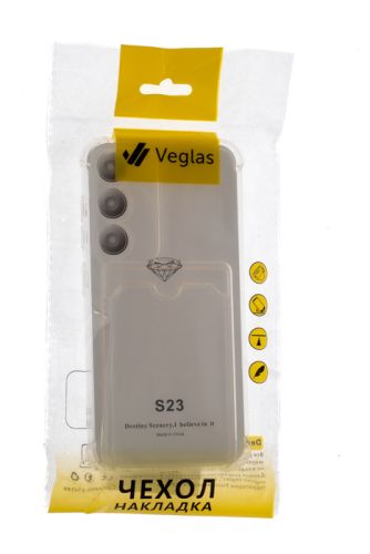 Чехол-накладка для Samsung S911B S23 VEGLAS Air Pocket прозрачный оптом, в розницу Центр Компаньон фото 4
