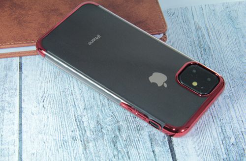 Чехол-накладка для iPhone 11 Pro Max ELECTROPLATED TPU DOKA красный оптом, в розницу Центр Компаньон фото 4