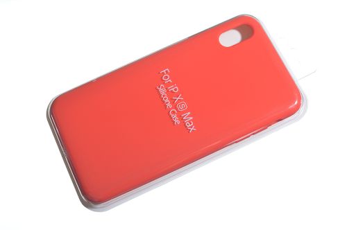 Чехол-накладка для iPhone XS Max VEGLAS SILICONE CASE NL закрытый красная (14) оптом, в розницу Центр Компаньон фото 2