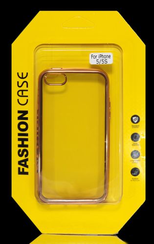 Чехол-накладка для iPhone 5/5S/SE РАМКА TPU золото оптом, в розницу Центр Компаньон фото 3