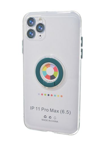 Чехол-накладка для iPhone 11 Pro Max NEW RING TPU темно-зеленый оптом, в розницу Центр Компаньон фото 4