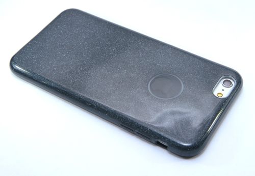 Чехол-накладка для iPhone 6/6S Plus  JZZS Shinny 3в1 TPU черная оптом, в розницу Центр Компаньон фото 2