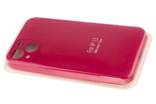 Чехол-накладка для iPhone 13 VEGLAS SILICONE CASE NL Защита камеры вишневый (36) оптом, в розницу Центр Компаньон фото 2