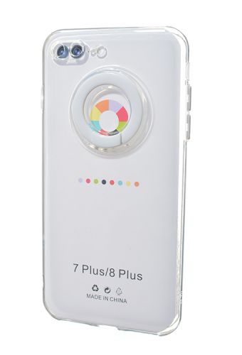 Чехол-накладка для iPhone 7/8 Plus NEW RING TPU белый оптом, в розницу Центр Компаньон фото 4
