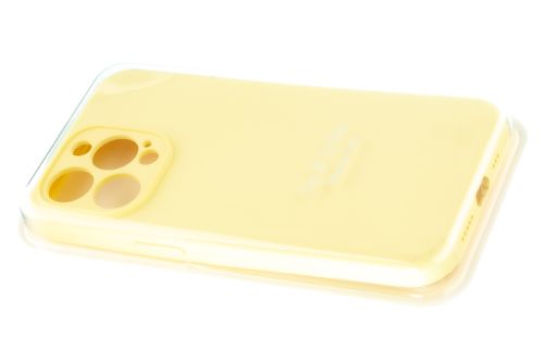 Чехол-накладка для iPhone 13 Pro VEGLAS SILICONE CASE NL Защита камеры лимонно-кремовый (51) оптом, в розницу Центр Компаньон фото 2