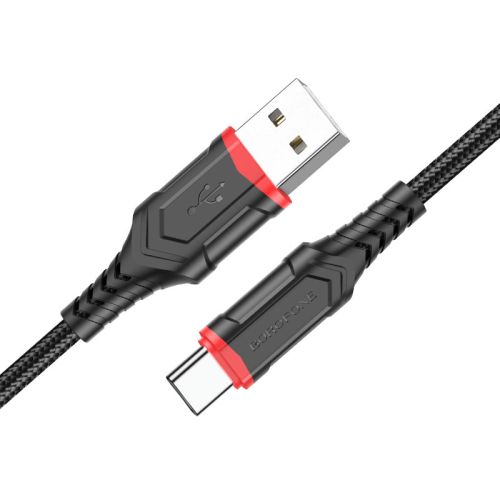 Кабель USB Type-C BOROFONE BX67 3.0A 1м черный оптом, в розницу Центр Компаньон фото 4