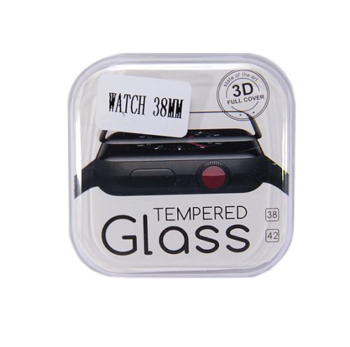 Защитное стекло для Apple Watch (38) 3D CURVED FULL GLUE коробка оптом, в розницу Центр Компаньон фото 2