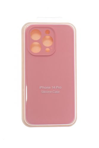 Чехол-накладка для iPhone 14 Pro SILICONE CASE Защита камеры розовый (6) оптом, в розницу Центр Компаньон