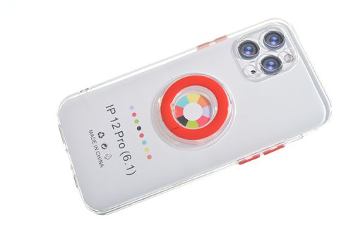 Чехол-накладка для iPhone 12 Pro NEW RING TPU красный оптом, в розницу Центр Компаньон фото 3