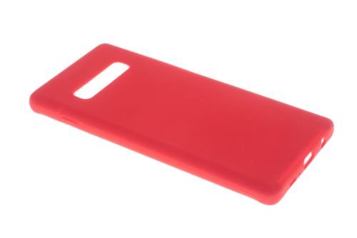 Чехол-накладка для Samsung G975F S10 Plus SILICONE CASE OP закрытый красный (1) оптом, в розницу Центр Компаньон фото 2