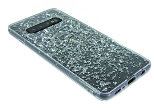 Чехол-накладка для Samsung G973 S10 GLITTER TPU серебро оптом, в розницу Центр Компаньон фото 2