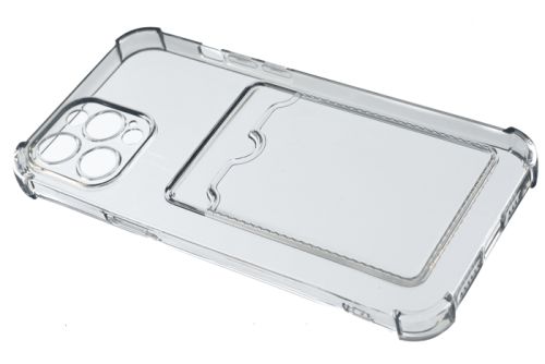 Чехол-накладка для iPhone 12 Pro Max VEGLAS Air Pocket черно-прозрачный оптом, в розницу Центр Компаньон фото 3