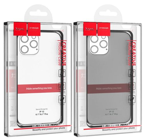 Чехол-накладка для iPhone 12 Pro Max HOCO LIGHT TPU черная оптом, в розницу Центр Компаньон фото 3