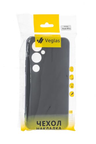 Чехол-накладка для TECNO Pova 4 Pro VEGLAS Air Matte черный оптом, в розницу Центр Компаньон фото 3