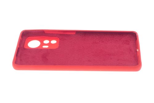 Чехол-накладка для XIAOMI Mi 12 SILICONE CASE OP закрытый красный (1) оптом, в розницу Центр Компаньон фото 3