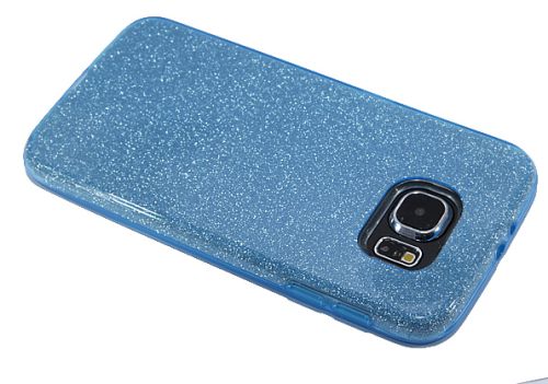 Чехол-накладка для Samsung G920 S6 JZZS Shinny 3в1 TPU синяя оптом, в розницу Центр Компаньон фото 2