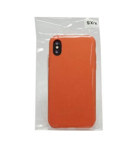 Чехол-накладка для iPhone X/XS LATEX оранжевый оптом, в розницу Центр Компаньон фото 2
