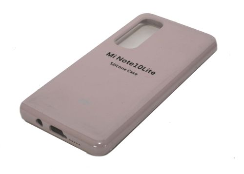 Чехол-накладка для XIAOMI Mi Note 10 Lite SILICONE CASE закрытый светло-розовый (18) оптом, в розницу Центр Компаньон фото 2