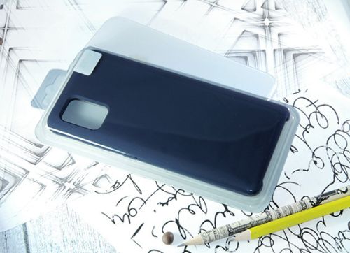 Чехол-накладка для Samsung A715F A71 SILICONE CASE темно-синий (8) оптом, в розницу Центр Компаньон