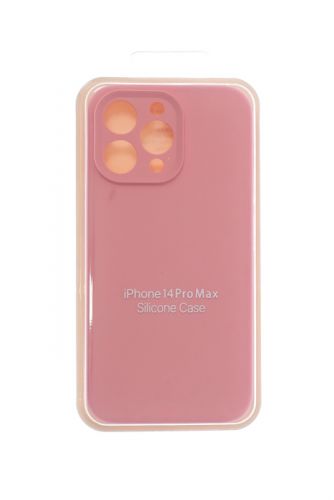 Чехол-накладка для iPhone 14 Pro Max SILICONE CASE Защита камеры розовый (6) оптом, в розницу Центр Компаньон