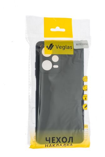Чехол-накладка для XIAOMI Redmi Note 12 Pro 5G VEGLAS Air Matte черный оптом, в розницу Центр Компаньон фото 3