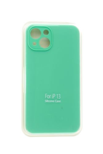 Чехол-накладка для iPhone 13 SILICONE CASE Защита камеры ментоловый (50) оптом, в розницу Центр Компаньон