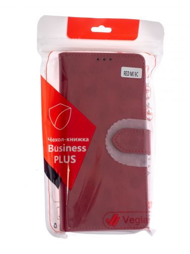 Чехол-книжка для XIAOMI Redmi 9C VEGLAS BUSINESS PLUS красный оптом, в розницу Центр Компаньон фото 5