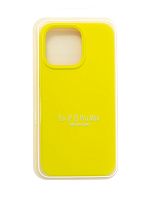 Купить Чехол-накладка для iPhone 15 Pro Max VEGLAS SILICONE CASE NL закрытый лимонный (37) оптом, в розницу в ОРЦ Компаньон