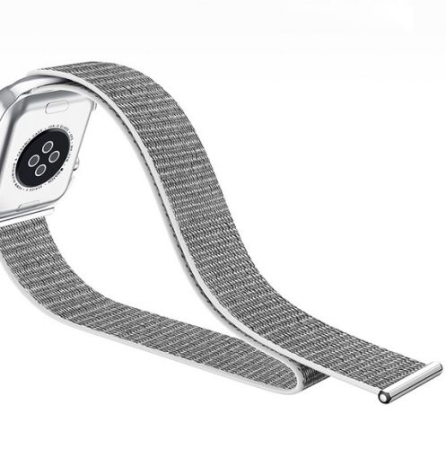 Ремешок для Apple Watch USAMS US-ZB073 Nylon Loop Strap 38/40/41mm серебро оптом, в розницу Центр Компаньон фото 3
