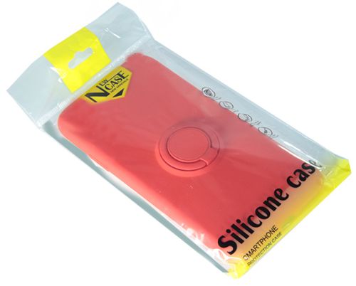 Чехол-накладка для Samsung A205F A20/A30 SOFT TOUCH TPU КОЛЬЦО красный оптом, в розницу Центр Компаньон фото 2