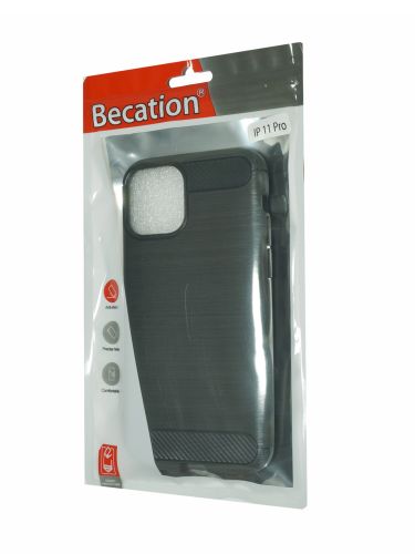 Чехол-накладка для iPhone 11 Pro BECATION CARBON FIBER TPU ANTISHOCK черный оптом, в розницу Центр Компаньон фото 3