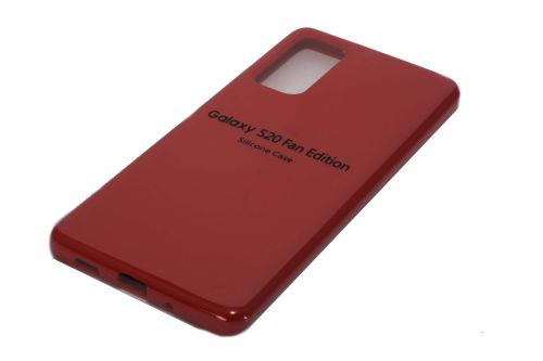Чехол-накладка для Samsung G780F S20 FE SILICONE CASE закрытый красный (1) оптом, в розницу Центр Компаньон фото 2