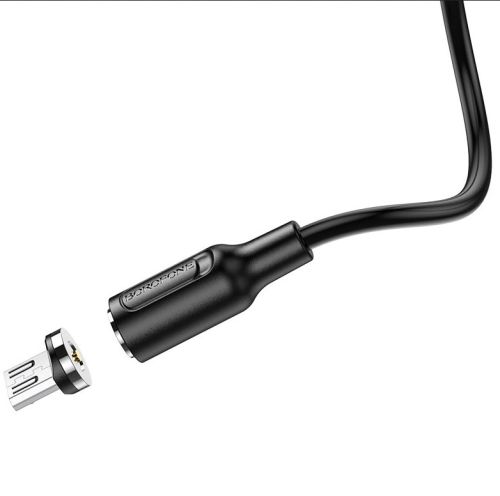 Кабель USB-Micro USB BOROFONE BX41 Amiable magnetic 2.4A 1м черный оптом, в розницу Центр Компаньон фото 4