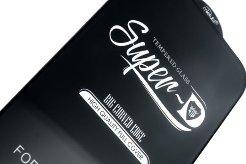 Защитное стекло для iPhone 14 Pro Mietubl Super-D пакет черный оптом, в розницу Центр Компаньон фото 3