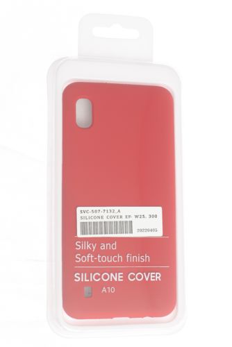 Чехол-накладка для Samsung A105F A10 SILICONE CASE NL OP закрытый красный (1) оптом, в розницу Центр Компаньон фото 4