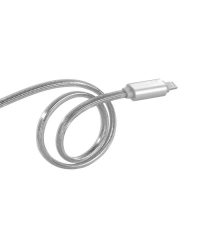 Кабель USB Lightning 8Pin HOCO UPL12 Smart Light серебро оптом, в розницу Центр Компаньон фото 2