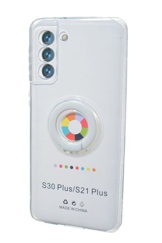 Чехол-накладка для Samsung G996F S21 Plus NEW RING TPU белый оптом, в розницу Центр Компаньон фото 3