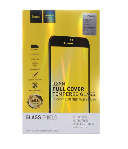 Защитное стекло для iPhone 7/8 Plus 3D HOCO A2 0.2mm белый оптом, в розницу Центр Компаньон фото 3