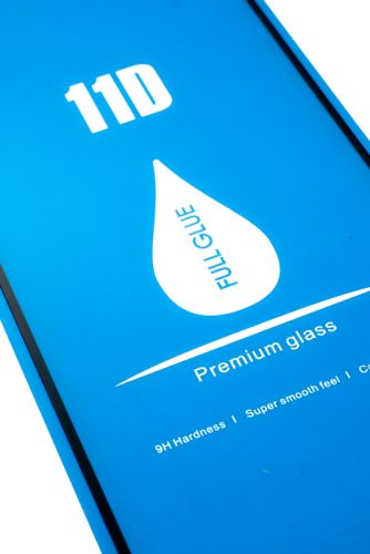 Защитное стекло для Samsung A335F A33 11D FULL GLUE VEGLAS BLUE коробка черный оптом, в розницу Центр Компаньон фото 2