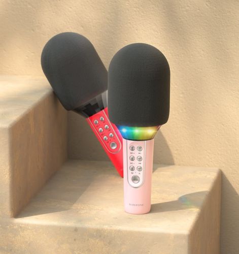 Микрофон BOROFONE BFK2 Elf karaoke розовый оптом, в розницу Центр Компаньон фото 2