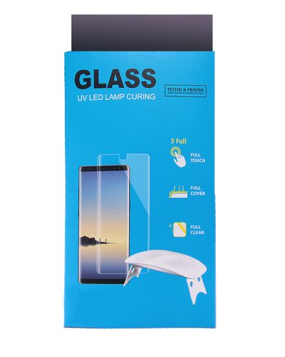 Защитное стекло для Samsung G925F S6 Edge 3D CURVED УФ/UV Лампа (без лампы) коробка прозрачный оптом, в розницу Центр Компаньон фото 3